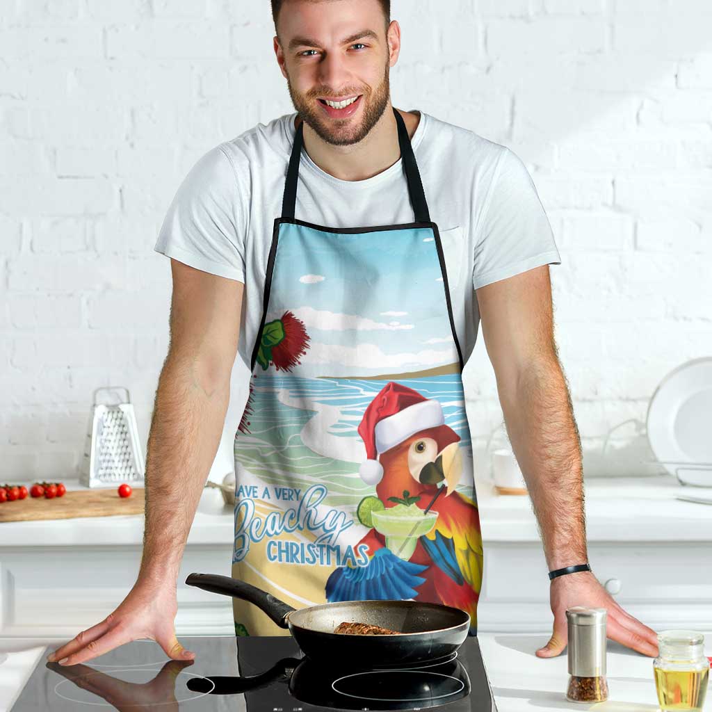 Have A Very Beach Christmas Apron Parrot By Lehua Flower - Polynesian Pride