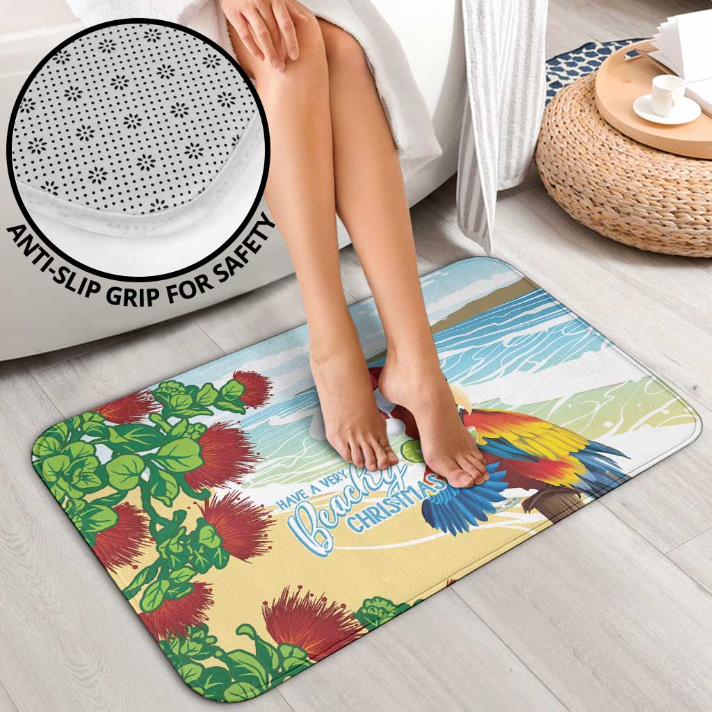 Have A Very Beach Christmas Bathroom Set Parrot By Lehua Flower - Polynesian Pride