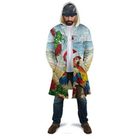 Have A Very Beach Christmas Cloak Parrot By Lehua Flower - Polynesian Pride