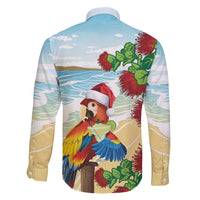 Have A Very Beach Christmas Family Matching Mermaid Dress and Hawaiian Shirt Parrot By Lehua Flower - Polynesian Pride