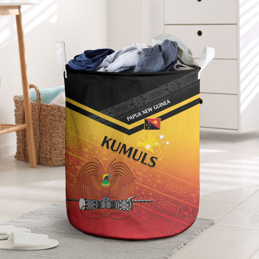 Papua New Guinea Rugby The Kumuls Laundry Basket Motuan Inspired Pattern