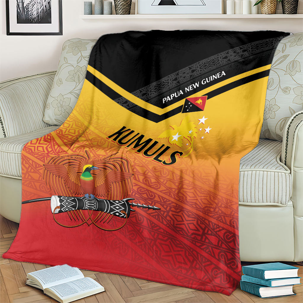 Papua New Guinea Rugby The Kumuls Blanket Motuan Inspired Pattern LT7 - Polynesian Pride