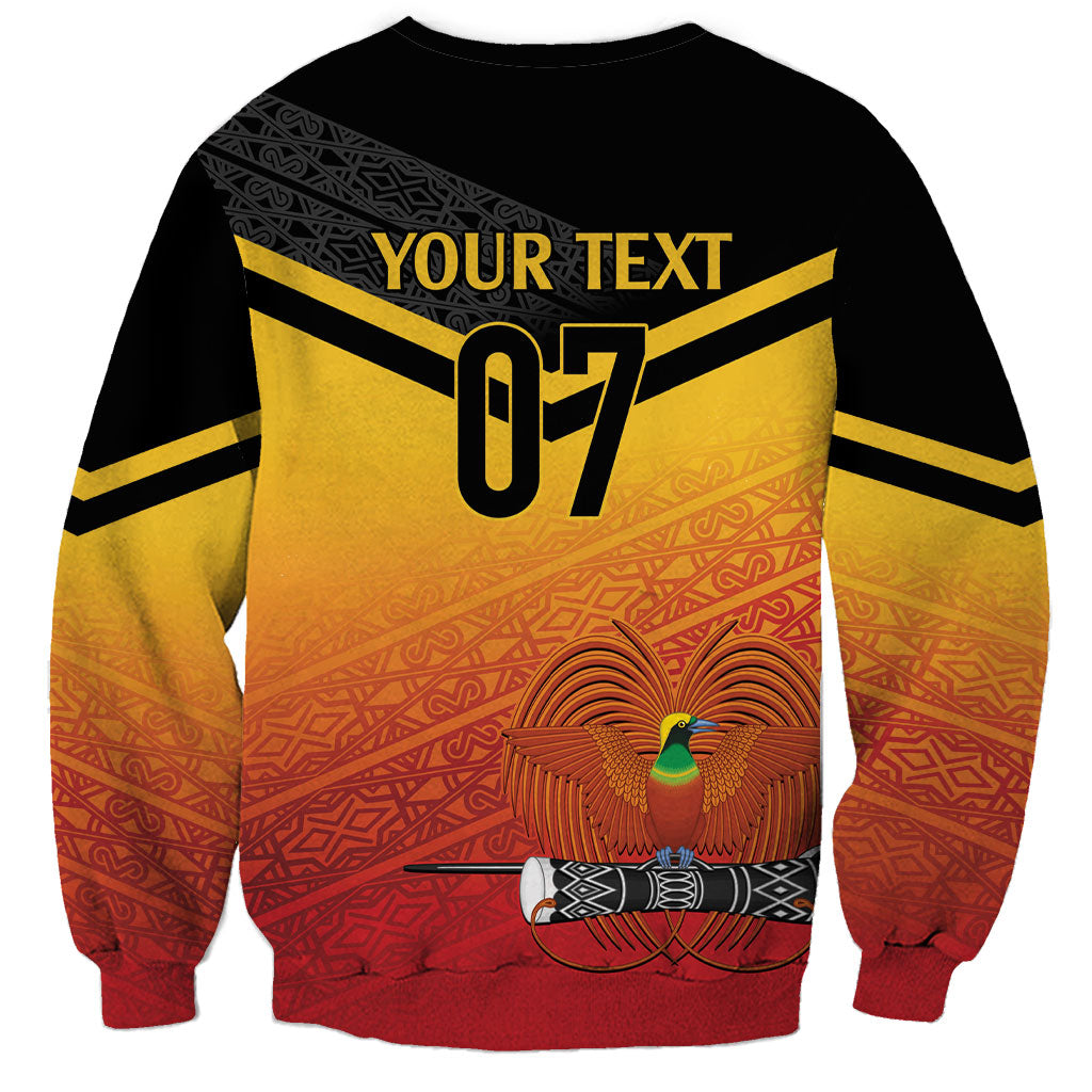 Papua New Guinea Custom Rugby The Kumuls Sweatshirt Motuan Inspired Pattern LT7 - Polynesian Pride