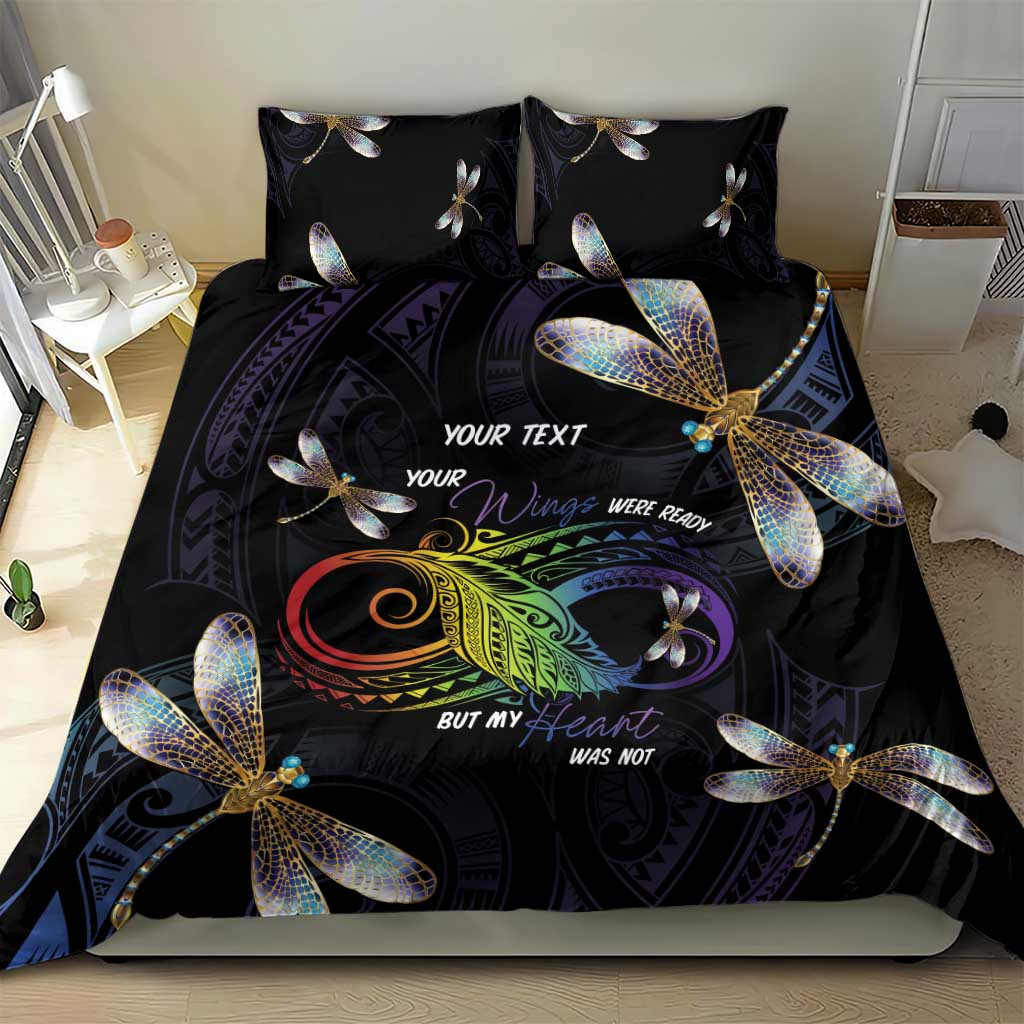 Personalised Polynesian Memorial Bedding Set Your Wings Were Ready But My Heart Was Not LT7 - Polynesian Pride