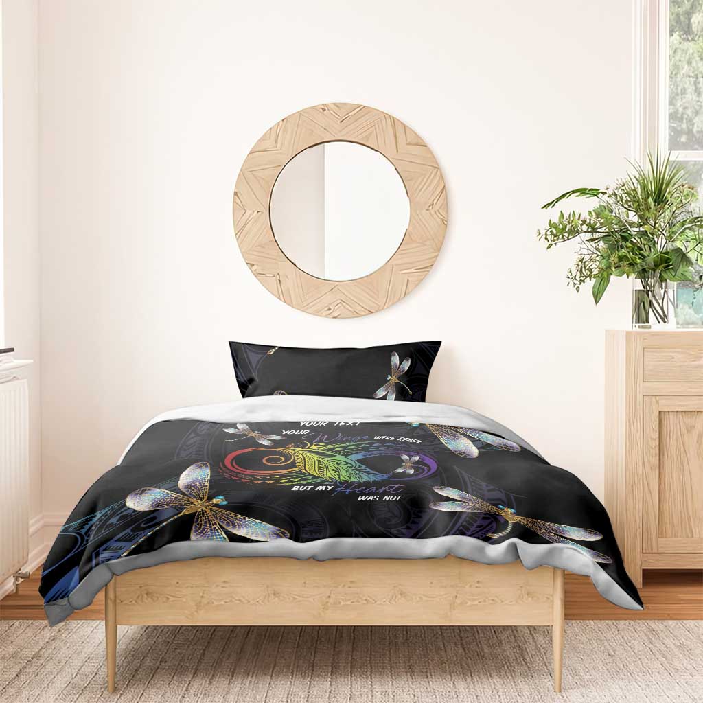 Personalised Polynesian Memorial Bedding Set Your Wings Were Ready But My Heart Was Not LT7 - Polynesian Pride
