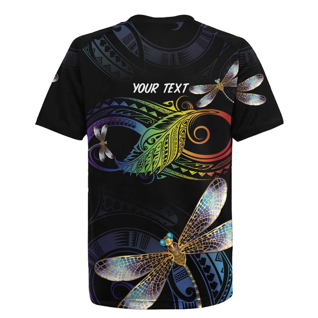 Personalised Polynesian Memorial Rugby Jersey Your Wings Were Ready But My Heart Was Not