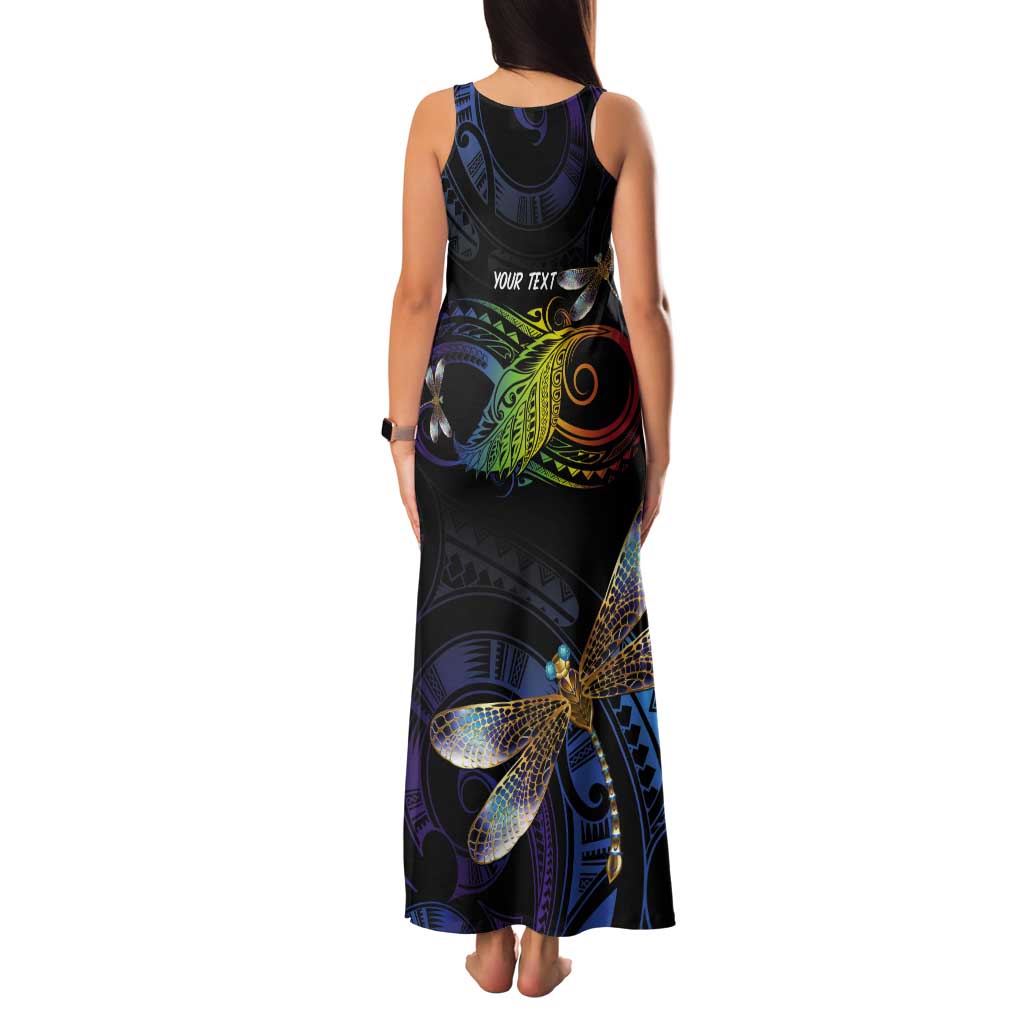 Personalised Polynesian Memorial Tank Maxi Dress Your Wings Were Ready But My Heart Was Not LT7 - Polynesian Pride