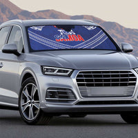 Toa Samoa Rugby Auto Sun Shade Ulafala Mix Nifo'oti - Polynesian Pride