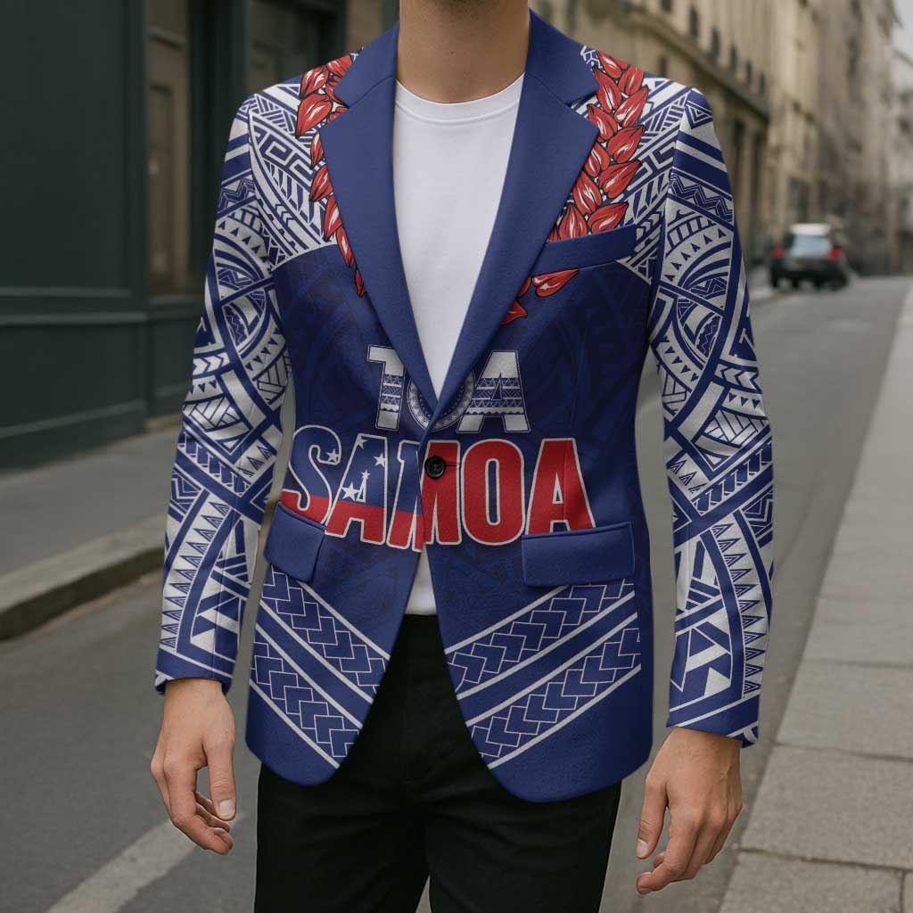 Toa Samoa Rugby Custom Blazer Ulafala Mix Nifo'oti - Polynesian Pride