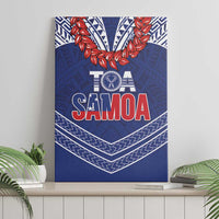 Toa Samoa Rugby Canvas Wall Art Ulafala Mix Nifo'oti - Polynesian Pride