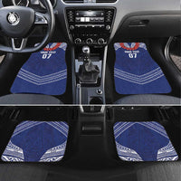 Toa Samoa Rugby Custom Car Mats Ulafala Mix Nifo'oti - Polynesian Pride