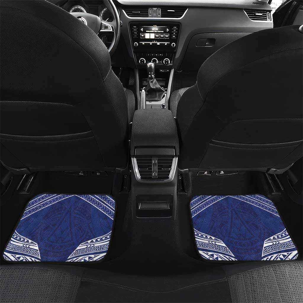Toa Samoa Rugby Custom Car Mats Ulafala Mix Nifo'oti - Polynesian Pride