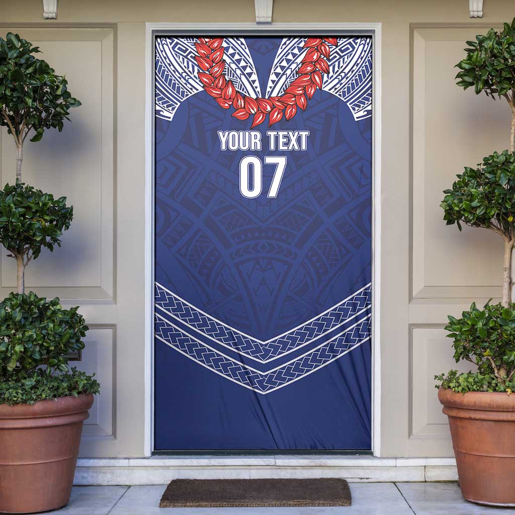 Toa Samoa Rugby Custom Door Cover Ulafala Mix Nifo'oti - Polynesian Pride