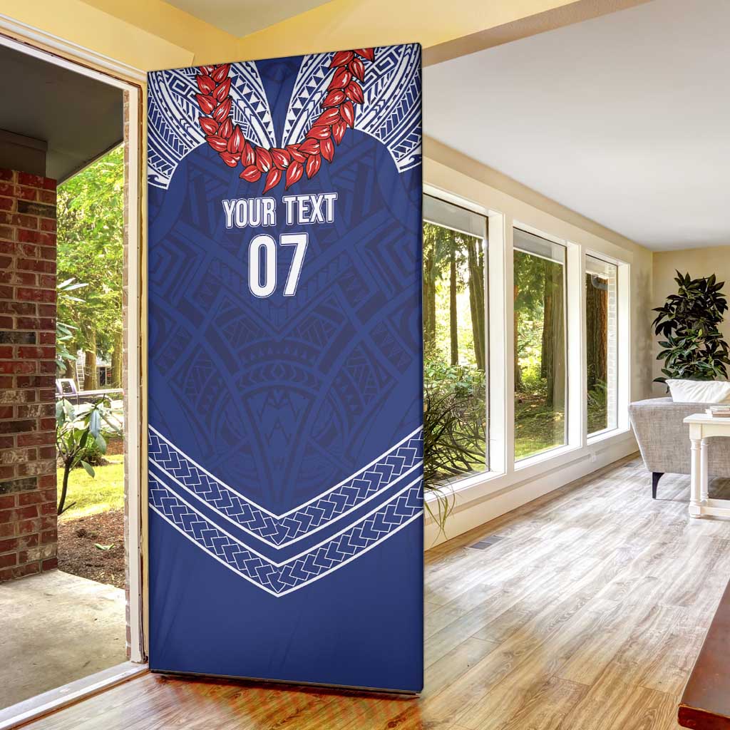 Toa Samoa Rugby Custom Door Cover Ulafala Mix Nifo'oti - Polynesian Pride