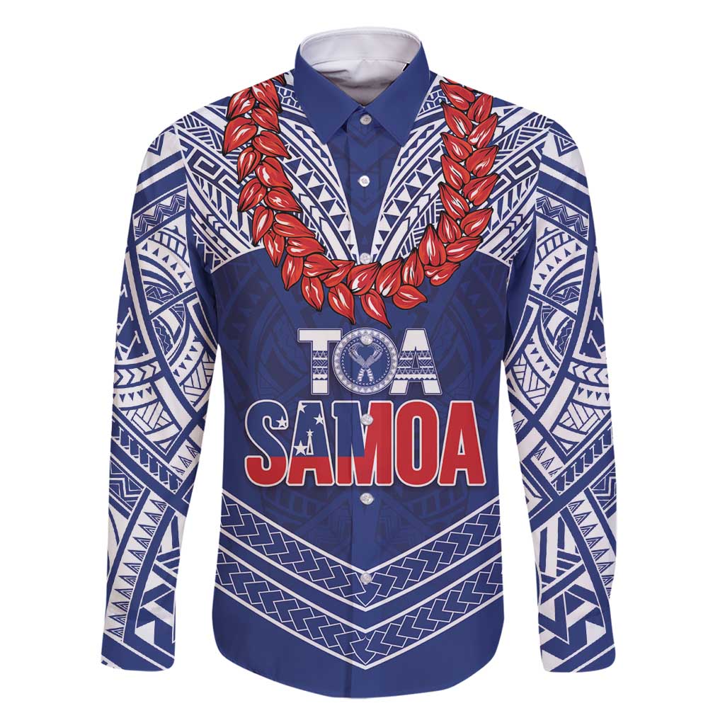 Toa Samoa Rugby Custom Family Matching Long Sleeve Bodycon Dress and Hawaiian Shirt Ulafala Mix Nifo'oti - Polynesian Pride