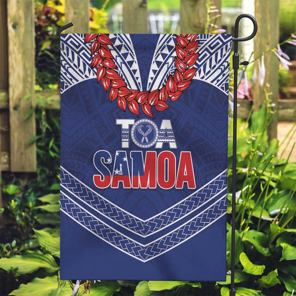 Toa Samoa Rugby Garden Flag Ulafala Mix Nifo'oti - Polynesian Pride