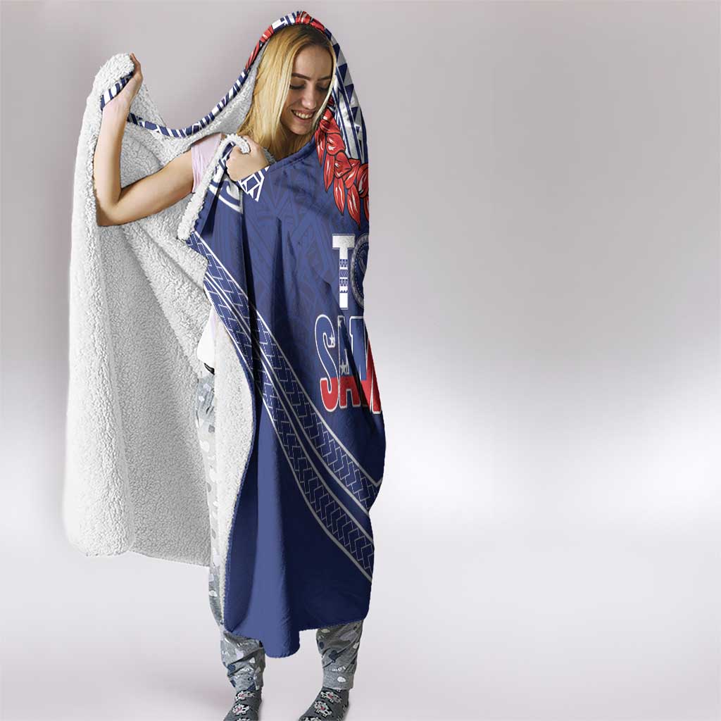 Toa Samoa Rugby Hooded Blanket Ulafala Mix Nifo'oti - Polynesian Pride