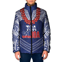 Toa Samoa Rugby Custom Padded Jacket Ulafala Mix Nifo'oti - Polynesian Pride