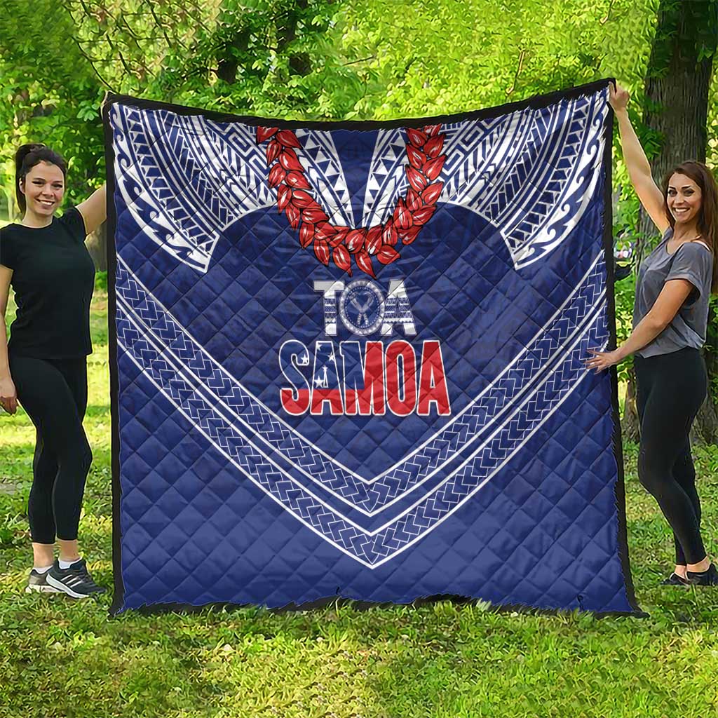 Toa Samoa Rugby Quilt Ulafala Mix Nifo'oti - Polynesian Pride