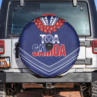 Toa Samoa Rugby Spare Tire Cover Ulafala Mix Nifo'oti - Polynesian Pride