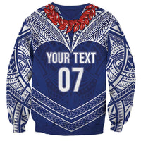 Toa Samoa Rugby Custom Sweatshirt Ulafala Mix Nifo'oti - Polynesian Pride