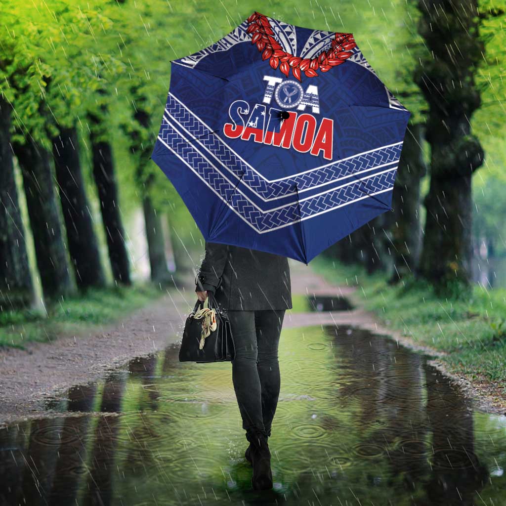 Toa Samoa Rugby Umbrella Ulafala Mix Nifo'oti - Polynesian Pride