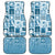 Hawaii Christmas Retro Patchwork Car Mats Aquamarine LT7 Aquamarine - Polynesian Pride