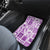 Hawaii Christmas Retro Patchwork Car Mats Violet LT7 - Polynesian Pride