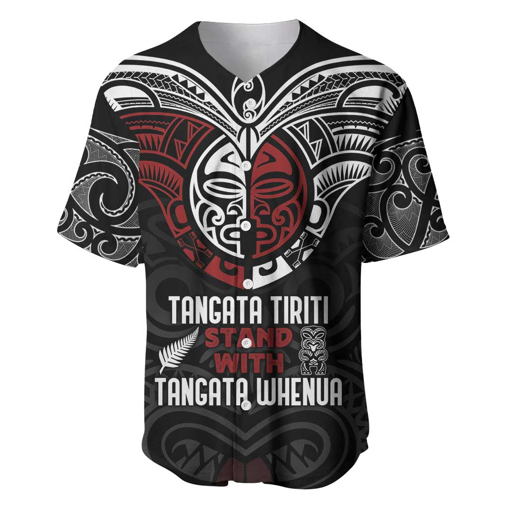 Maori Hongi Toitu Te Tiriti Baseball Jersey Tangata Tiriti Stand With Tangata Whenua