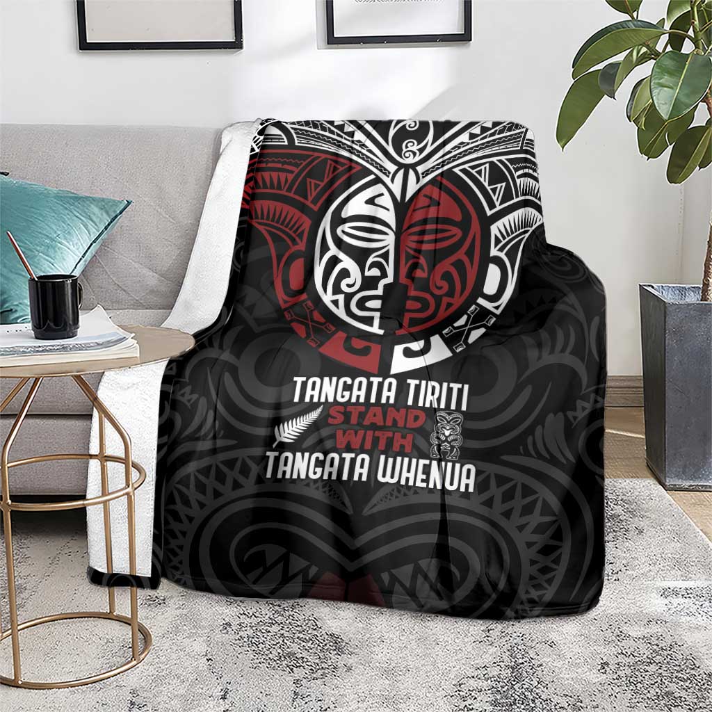 Maori Hongi Toitu Te Tiriti Blanket Tangata Tiriti Stand With Tangata Whenua
