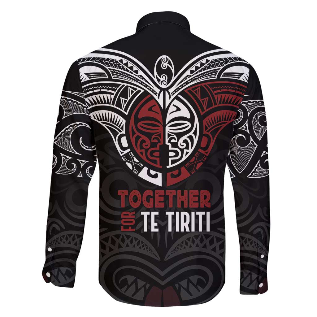 Maori Hongi Toitu Te Tiriti Family Matching Mermaid Dress and Hawaiian Shirt Tangata Tiriti Stand With Tangata Whenua LT7 - Polynesian Pride
