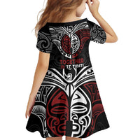 Maori Hongi Toitu Te Tiriti Family Matching Short Sleeve Bodycon Dress and Hawaiian Shirt Tangata Tiriti Stand With Tangata Whenua LT7 - Polynesian Pride