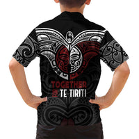 Maori Hongi Toitu Te Tiriti Family Matching Summer Maxi Dress and Hawaiian Shirt Tangata Tiriti Stand With Tangata Whenua LT7 - Polynesian Pride