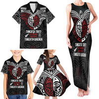 Maori Hongi Toitu Te Tiriti Family Matching Tank Maxi Dress and Hawaiian Shirt Tangata Tiriti Stand With Tangata Whenua LT7 - Polynesian Pride