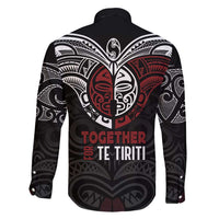 Maori Hongi Toitu Te Tiriti Family Matching Tank Maxi Dress and Hawaiian Shirt Tangata Tiriti Stand With Tangata Whenua LT7 - Polynesian Pride