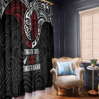 Maori Hongi Toitu Te Tiriti Window Curtain Tangata Tiriti Stand With Tangata Whenua