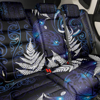 New Zealand Maori Matariki Back Car Seat Cover Tui Bird Galaxy