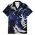 New Zealand Maori Matariki Family Matching Summer Maxi Dress and Hawaiian Shirt Tui Bird Galaxy