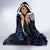 New Zealand Maori Matariki Hooded Blanket Tui Bird Galaxy