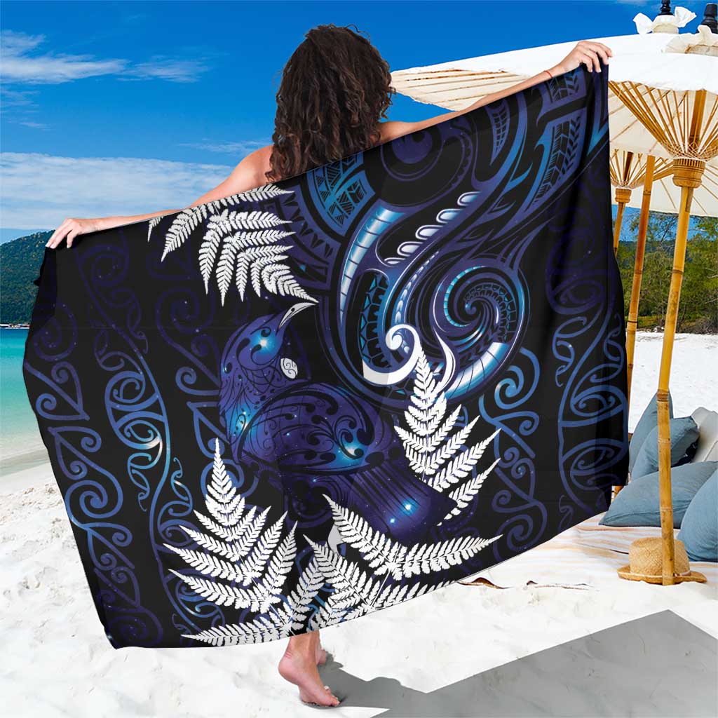 New Zealand Maori Matariki Sarong Tui Bird Galaxy