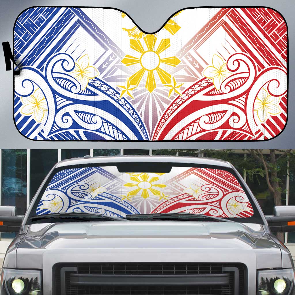 Philippines Tribal Sun Auto Sun Shade Hunting Eagle