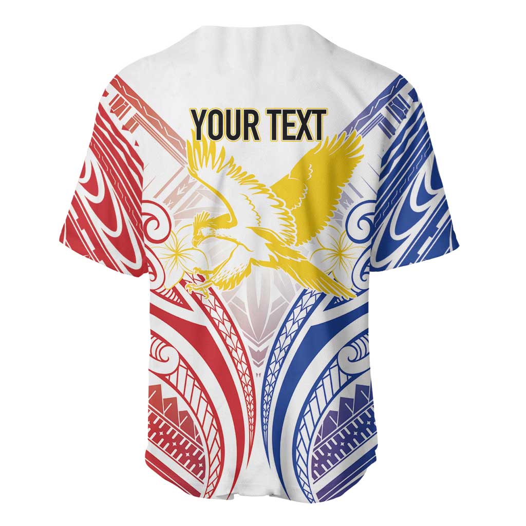 Philippines Tribal Sun Personalized Baseball Jersey Hunting Eagle LT7 - Polynesian Pride