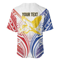 Philippines Tribal Sun Personalized Baseball Jersey Hunting Eagle LT7 - Polynesian Pride