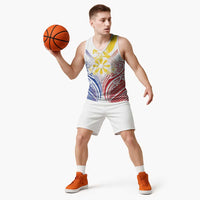 Philippines Tribal Sun Personalized Basketball Jersey Hunting Eagle LT7 - Polynesian Pride