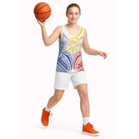 Philippines Tribal Sun Personalized Basketball Jersey Hunting Eagle LT7 - Polynesian Pride