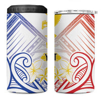 Philippines Tribal Sun Personalized 4 in 1 Can Cooler Tumbler Hunting Eagle