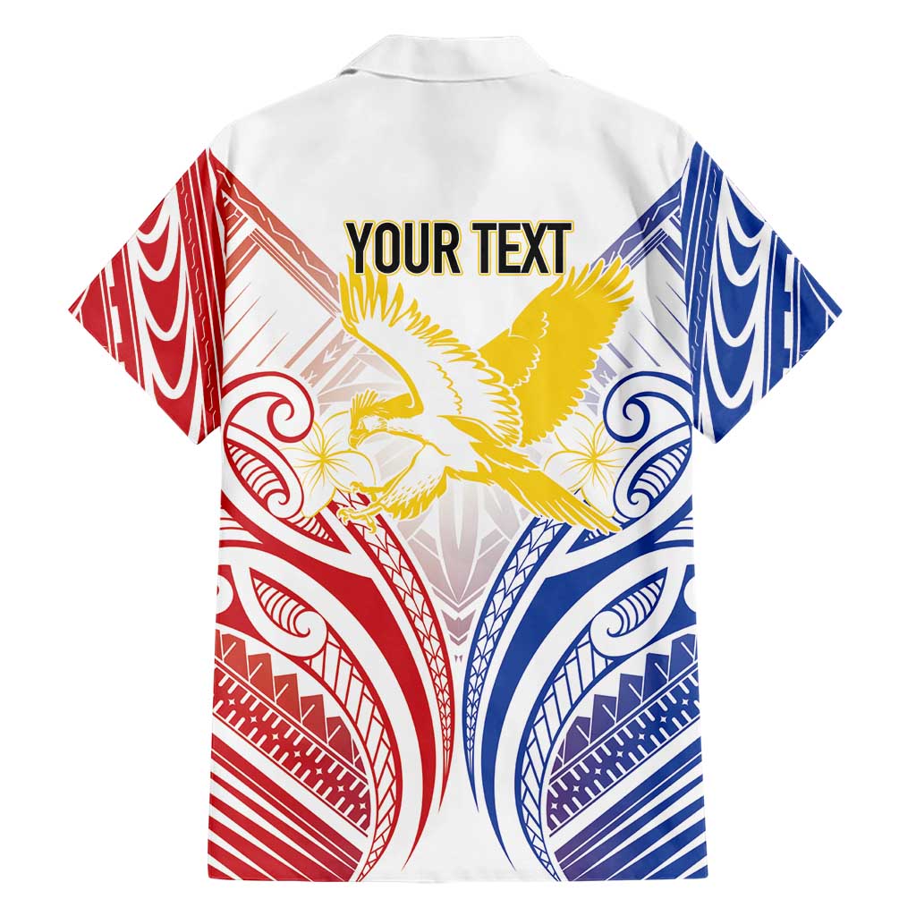 Philippines Tribal Sun Personalized Family Matching Off The Shoulder Long Sleeve Dress and Hawaiian Shirt Hunting Eagle LT7 - Polynesian Pride