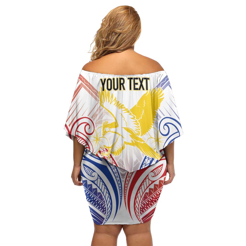 Philippines Tribal Sun Personalized Family Matching Off Shoulder Short Dress and Hawaiian Shirt Hunting Eagle LT7 - Polynesian Pride