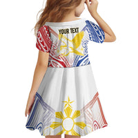 Philippines Tribal Sun Personalized Family Matching Summer Maxi Dress and Hawaiian Shirt Hunting Eagle LT7 - Polynesian Pride