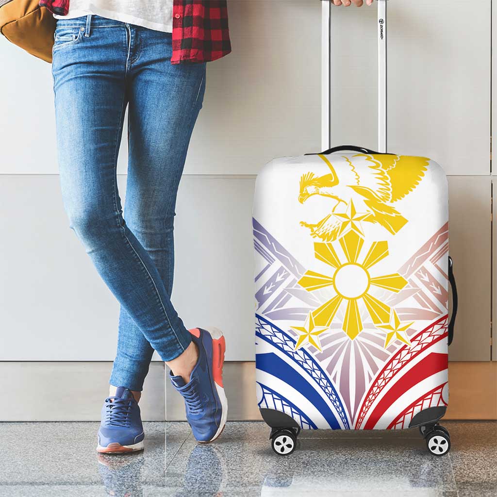 Philippines Tribal Sun Luggage Cover Hunting Eagle